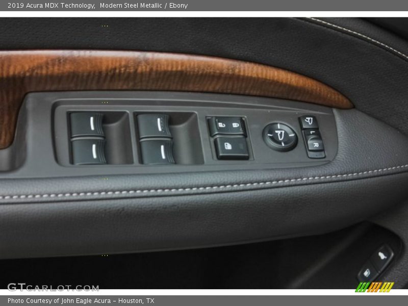 Modern Steel Metallic / Ebony 2019 Acura MDX Technology