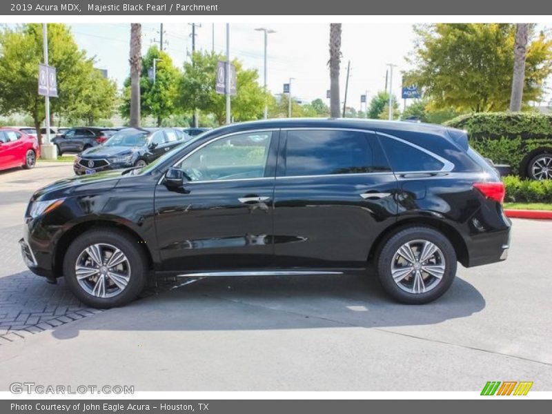 Majestic Black Pearl / Parchment 2019 Acura MDX