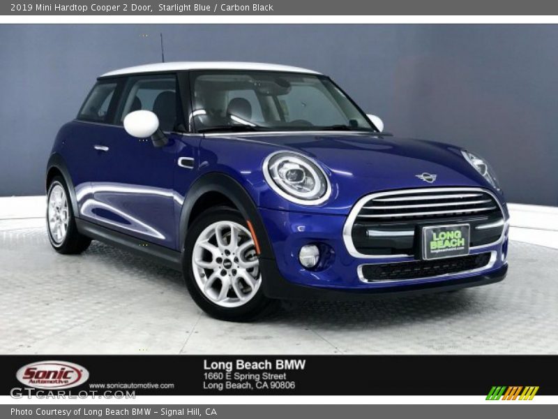 Starlight Blue / Carbon Black 2019 Mini Hardtop Cooper 2 Door
