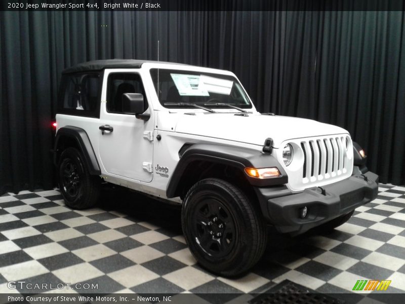 Bright White / Black 2020 Jeep Wrangler Sport 4x4