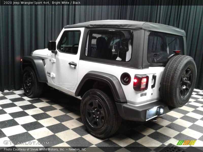 Bright White / Black 2020 Jeep Wrangler Sport 4x4