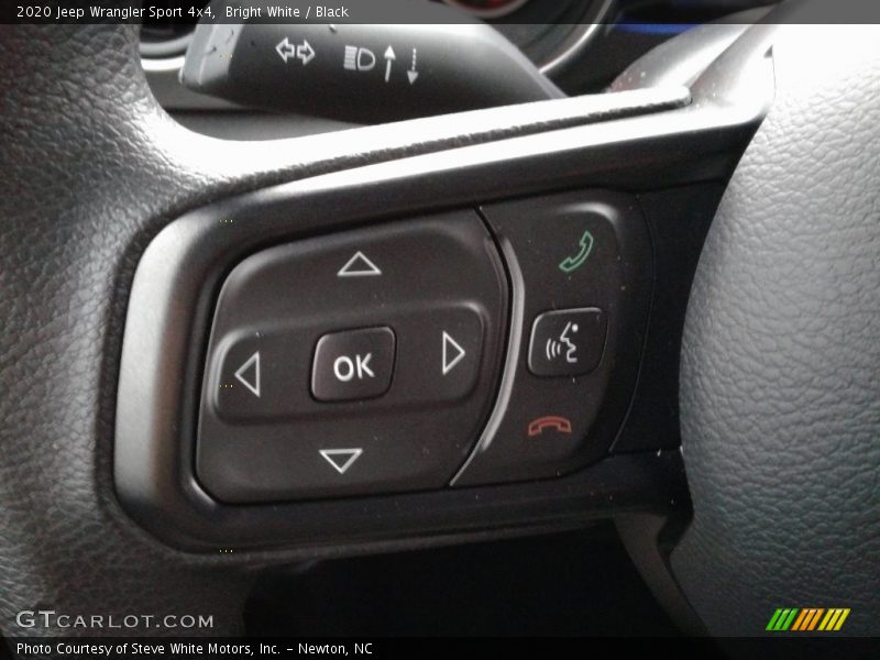 Bright White / Black 2020 Jeep Wrangler Sport 4x4