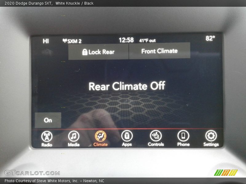 White Knuckle / Black 2020 Dodge Durango SXT