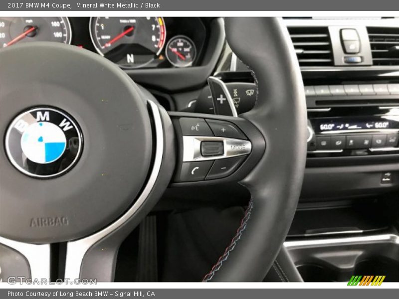Mineral White Metallic / Black 2017 BMW M4 Coupe