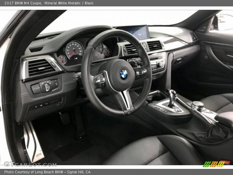 Mineral White Metallic / Black 2017 BMW M4 Coupe