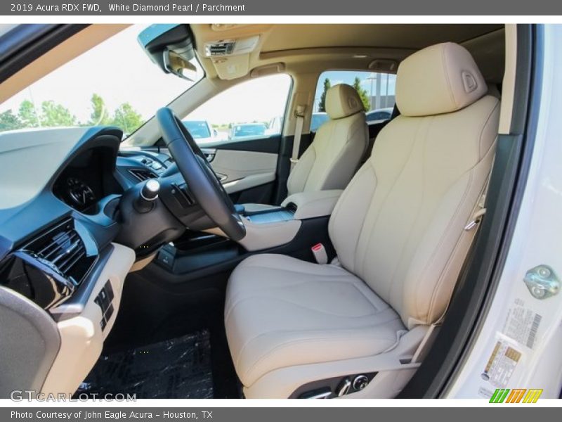 Front Seat of 2019 RDX FWD