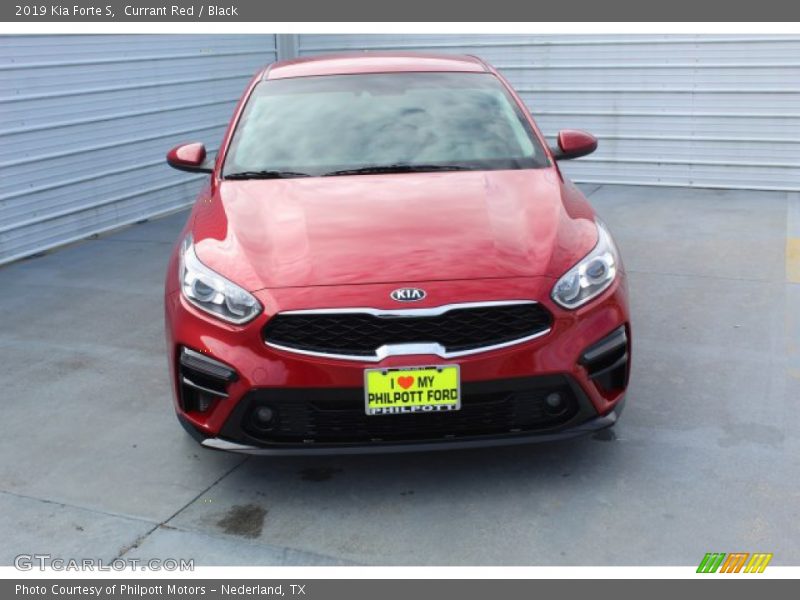 Currant Red / Black 2019 Kia Forte S