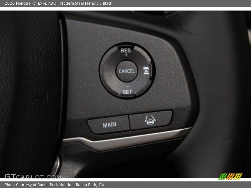 Modern Steel Metallic / Black 2020 Honda Pilot EX-L AWD