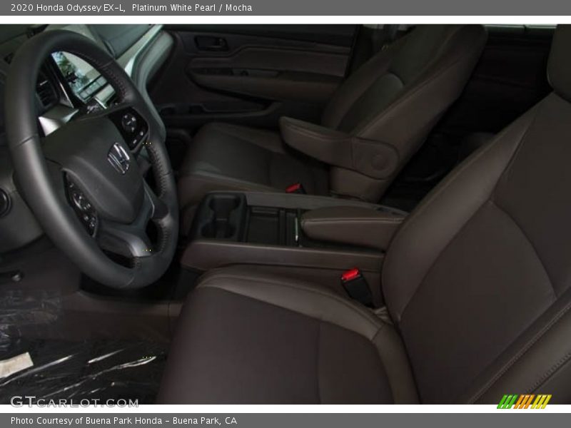 Platinum White Pearl / Mocha 2020 Honda Odyssey EX-L