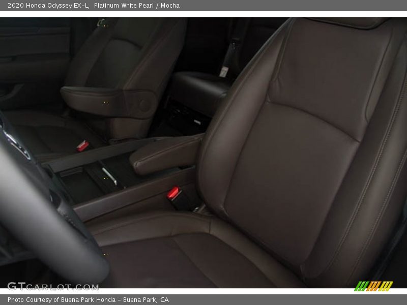 Platinum White Pearl / Mocha 2020 Honda Odyssey EX-L