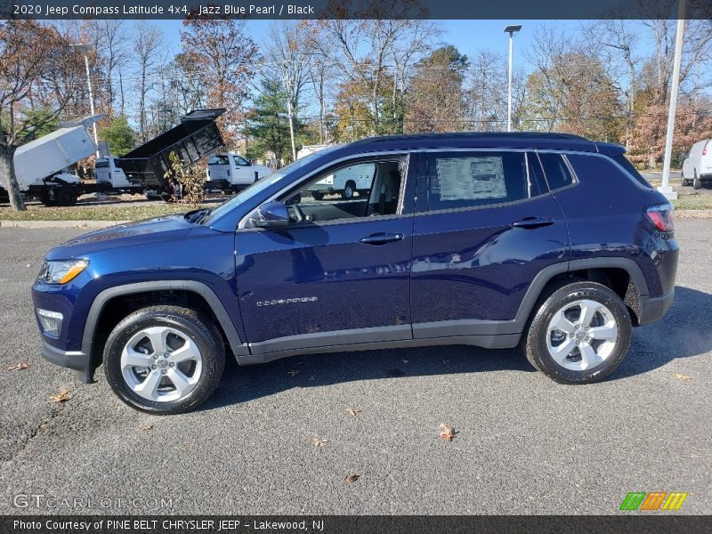 Jazz Blue Pearl / Black 2020 Jeep Compass Latitude 4x4