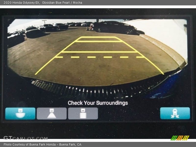 Obsidian Blue Pearl / Mocha 2020 Honda Odyssey EX