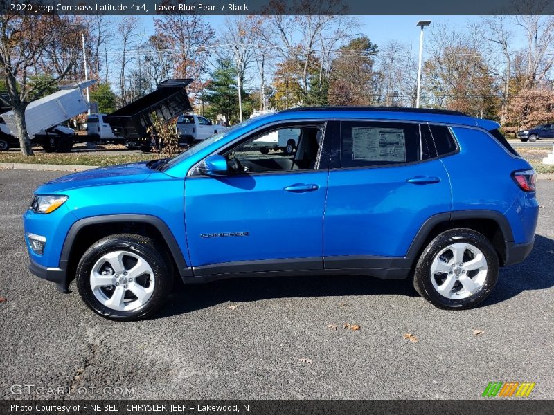 Laser Blue Pearl / Black 2020 Jeep Compass Latitude 4x4