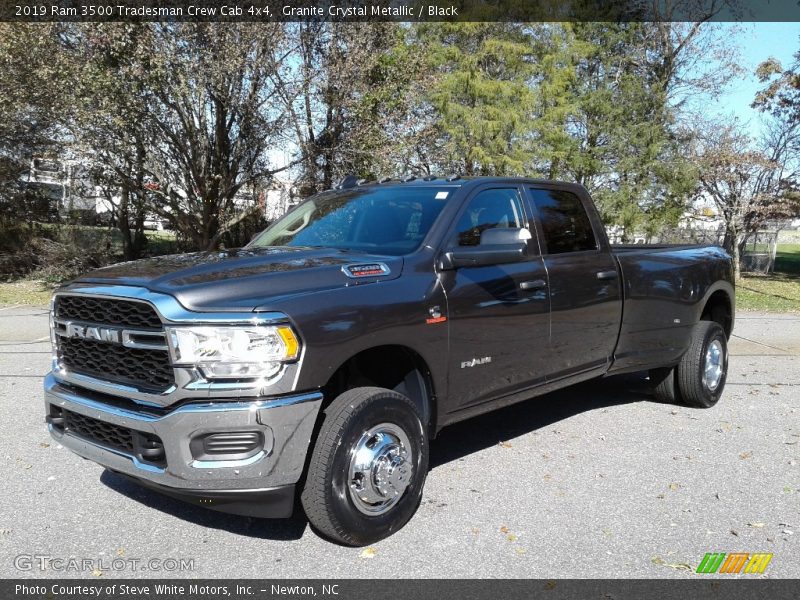 Granite Crystal Metallic / Black 2019 Ram 3500 Tradesman Crew Cab 4x4