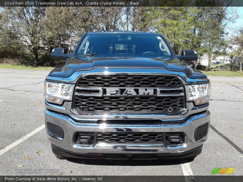 Granite Crystal Metallic / Black 2019 Ram 3500 Tradesman Crew Cab 4x4
