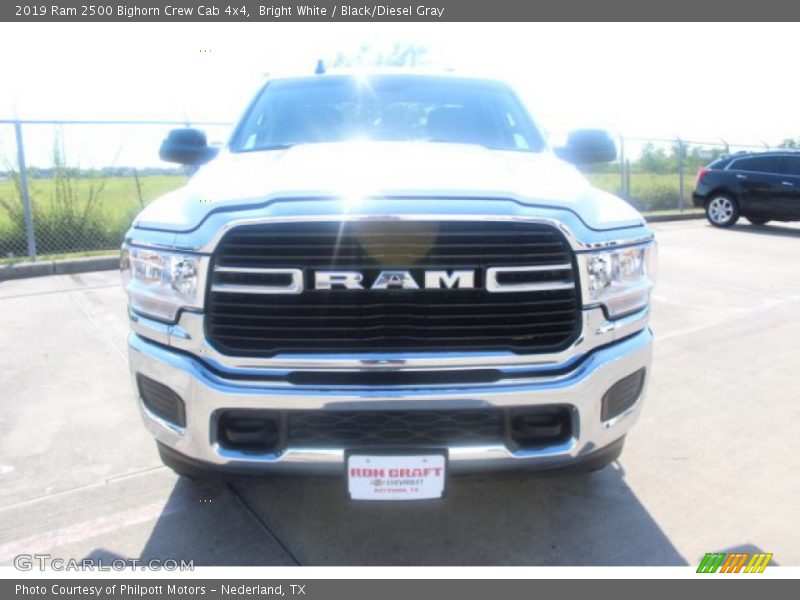 Bright White / Black/Diesel Gray 2019 Ram 2500 Bighorn Crew Cab 4x4