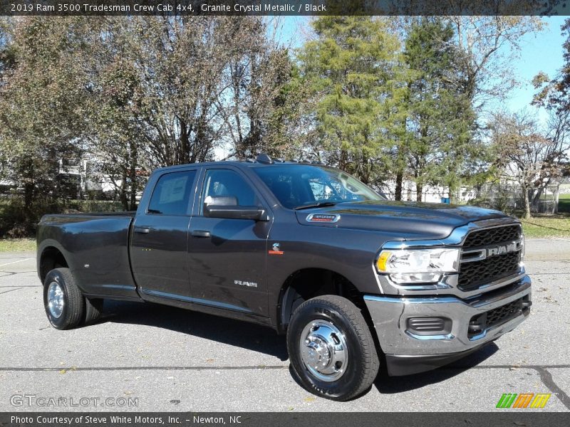 Granite Crystal Metallic / Black 2019 Ram 3500 Tradesman Crew Cab 4x4