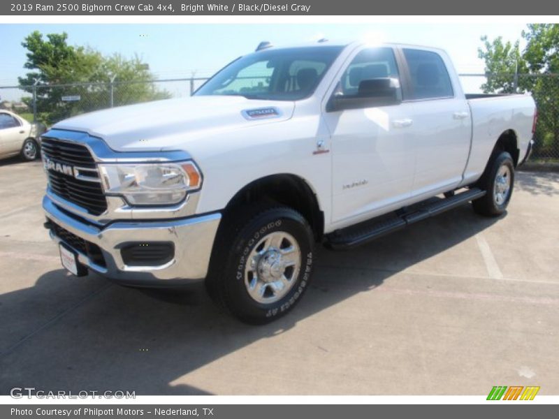 Bright White / Black/Diesel Gray 2019 Ram 2500 Bighorn Crew Cab 4x4