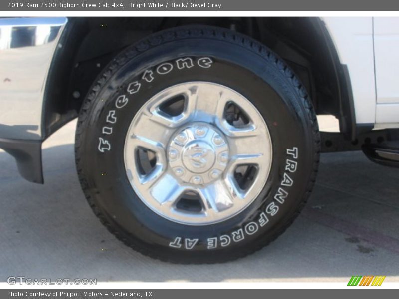 Bright White / Black/Diesel Gray 2019 Ram 2500 Bighorn Crew Cab 4x4