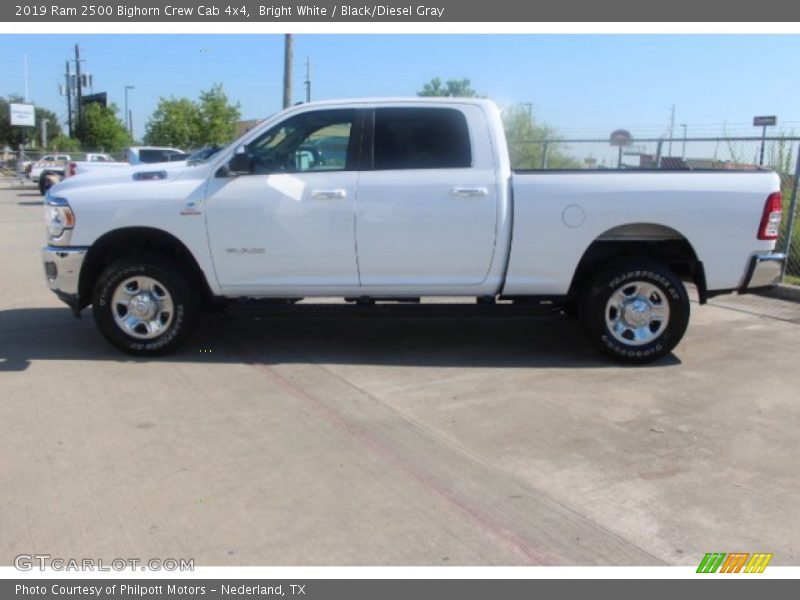 Bright White / Black/Diesel Gray 2019 Ram 2500 Bighorn Crew Cab 4x4