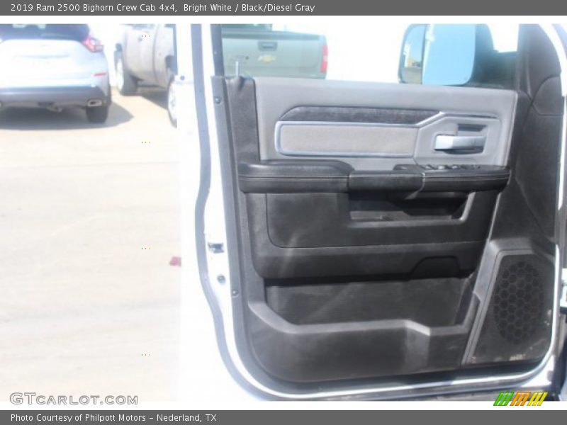 Bright White / Black/Diesel Gray 2019 Ram 2500 Bighorn Crew Cab 4x4