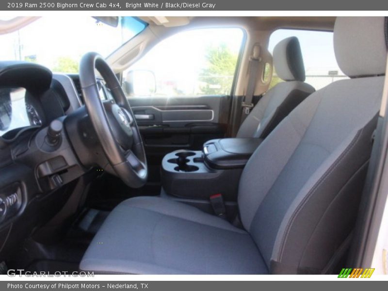 Bright White / Black/Diesel Gray 2019 Ram 2500 Bighorn Crew Cab 4x4