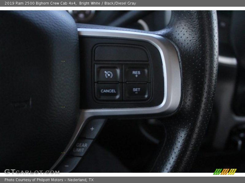 Bright White / Black/Diesel Gray 2019 Ram 2500 Bighorn Crew Cab 4x4