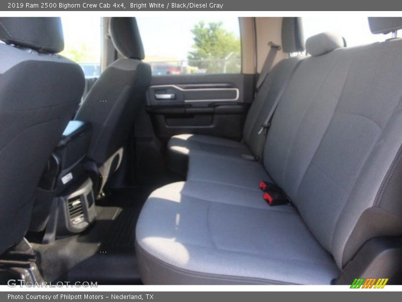 Bright White / Black/Diesel Gray 2019 Ram 2500 Bighorn Crew Cab 4x4