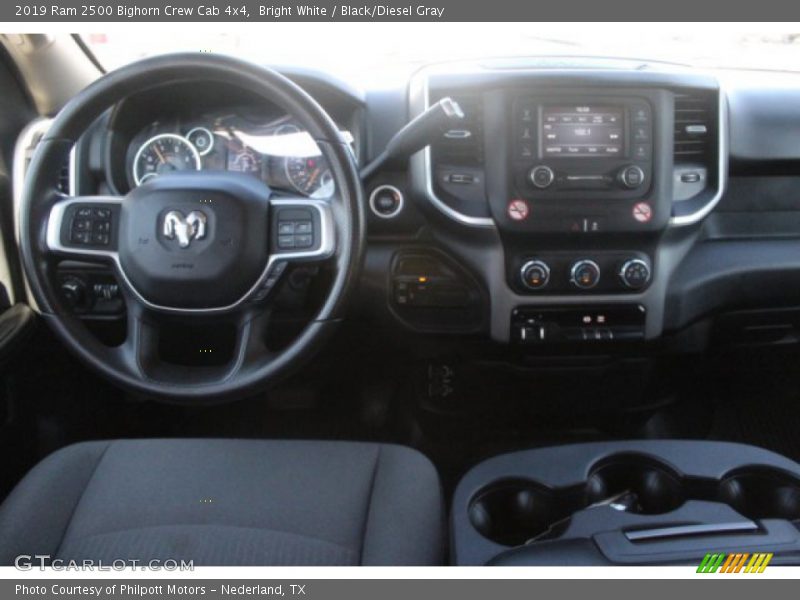Bright White / Black/Diesel Gray 2019 Ram 2500 Bighorn Crew Cab 4x4