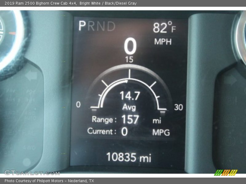 Bright White / Black/Diesel Gray 2019 Ram 2500 Bighorn Crew Cab 4x4