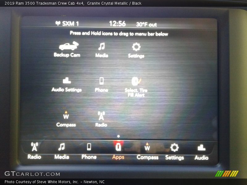 Granite Crystal Metallic / Black 2019 Ram 3500 Tradesman Crew Cab 4x4