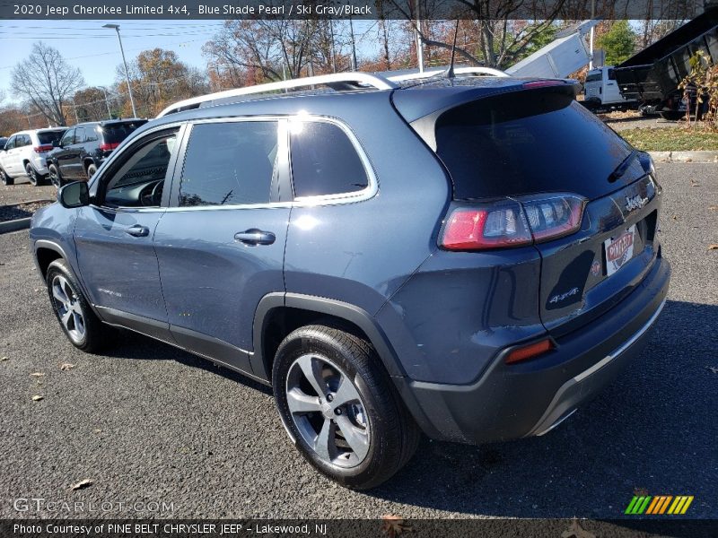 Blue Shade Pearl / Ski Gray/Black 2020 Jeep Cherokee Limited 4x4