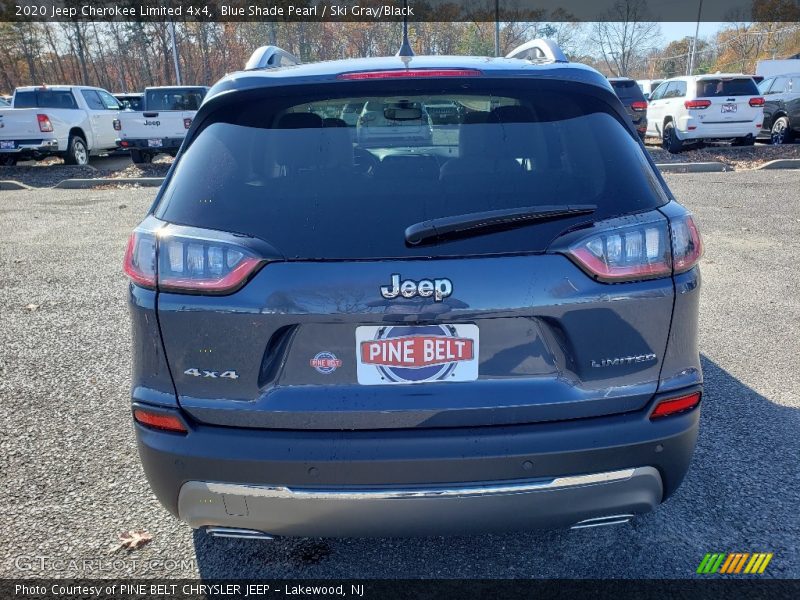 Blue Shade Pearl / Ski Gray/Black 2020 Jeep Cherokee Limited 4x4