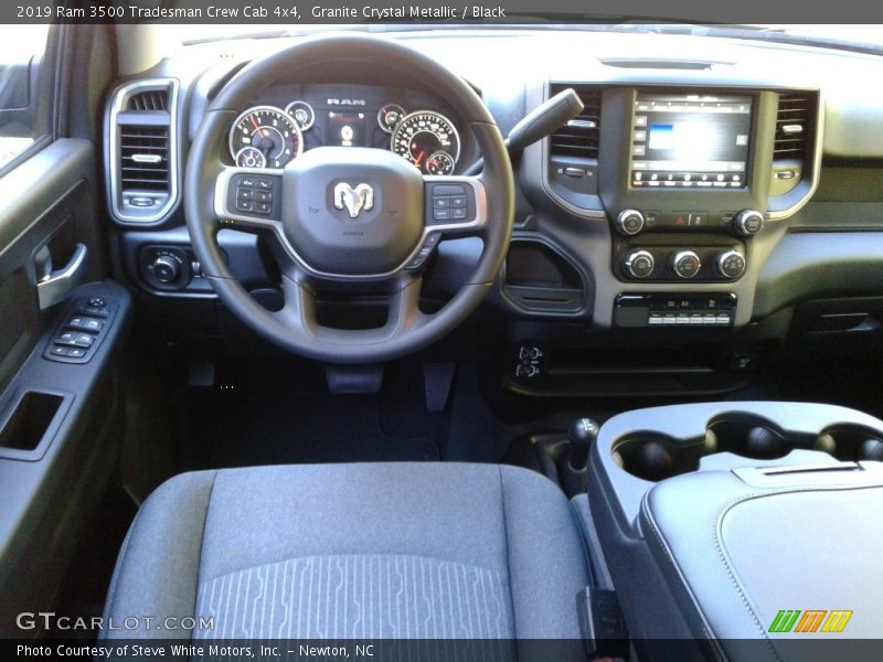 Granite Crystal Metallic / Black 2019 Ram 3500 Tradesman Crew Cab 4x4