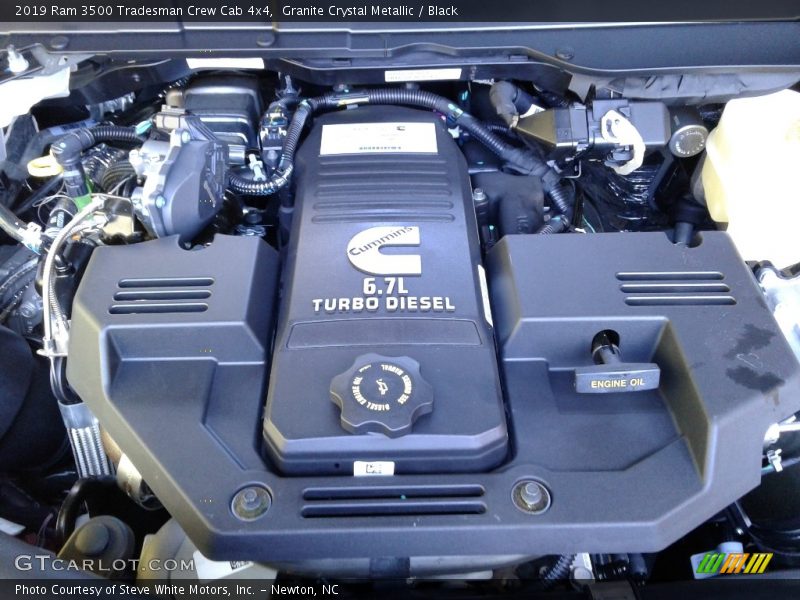 Granite Crystal Metallic / Black 2019 Ram 3500 Tradesman Crew Cab 4x4