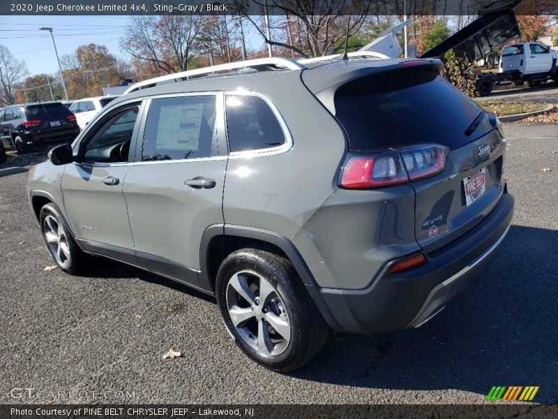 Sting-Gray / Black 2020 Jeep Cherokee Limited 4x4