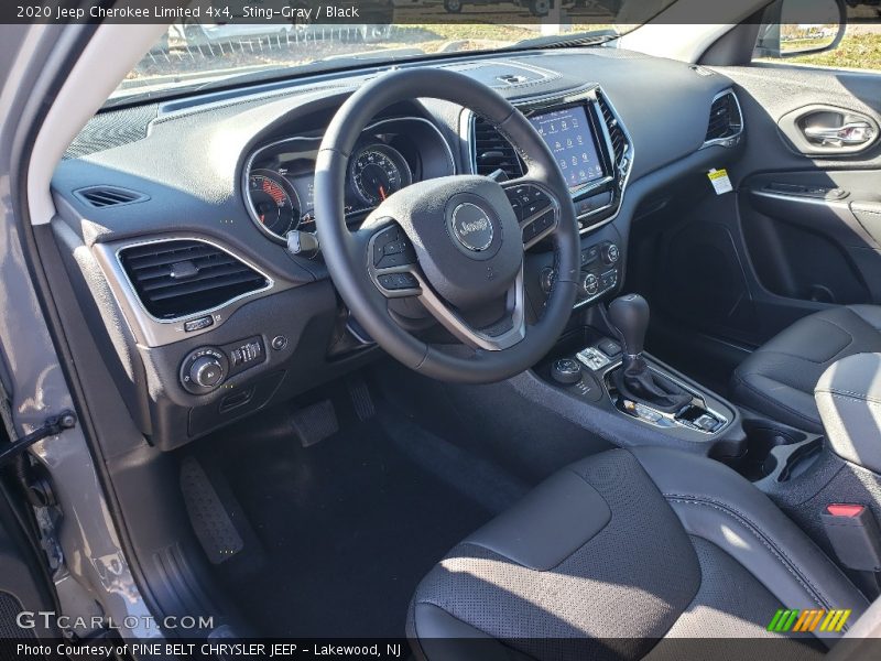 Sting-Gray / Black 2020 Jeep Cherokee Limited 4x4