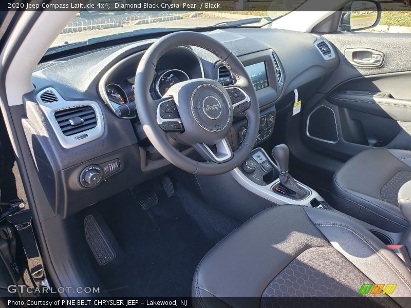 Diamond Black Crystal Pearl / Black 2020 Jeep Compass Latitude 4x4