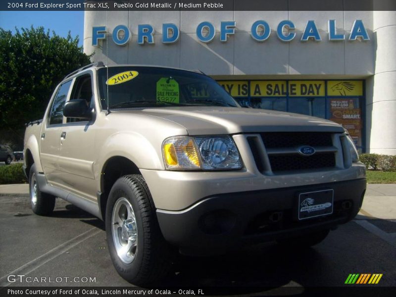 Pueblo Gold Metallic / Medium Pebble 2004 Ford Explorer Sport Trac XLS