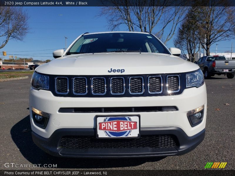 White / Black 2020 Jeep Compass Latitude 4x4