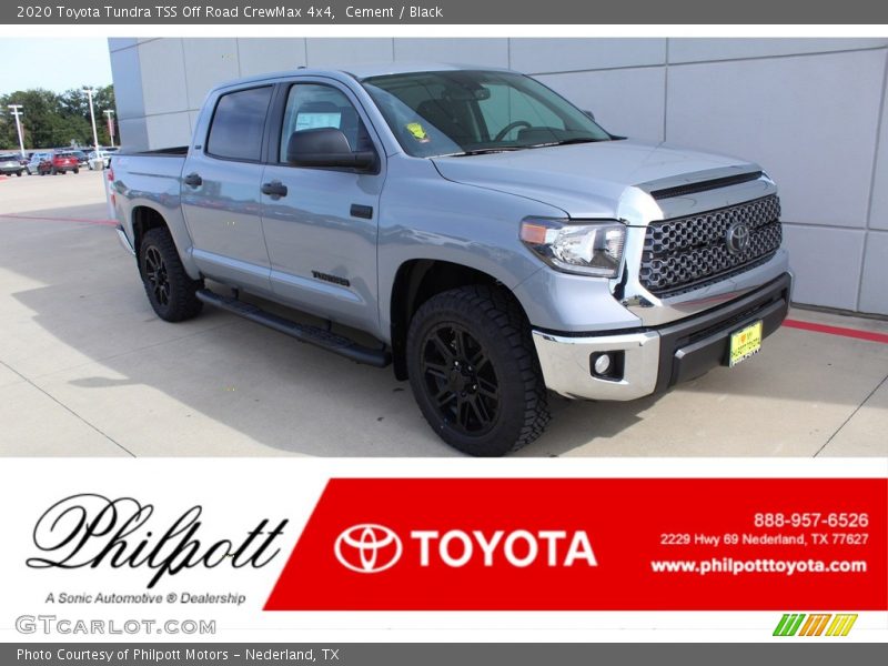 Cement / Black 2020 Toyota Tundra TSS Off Road CrewMax 4x4