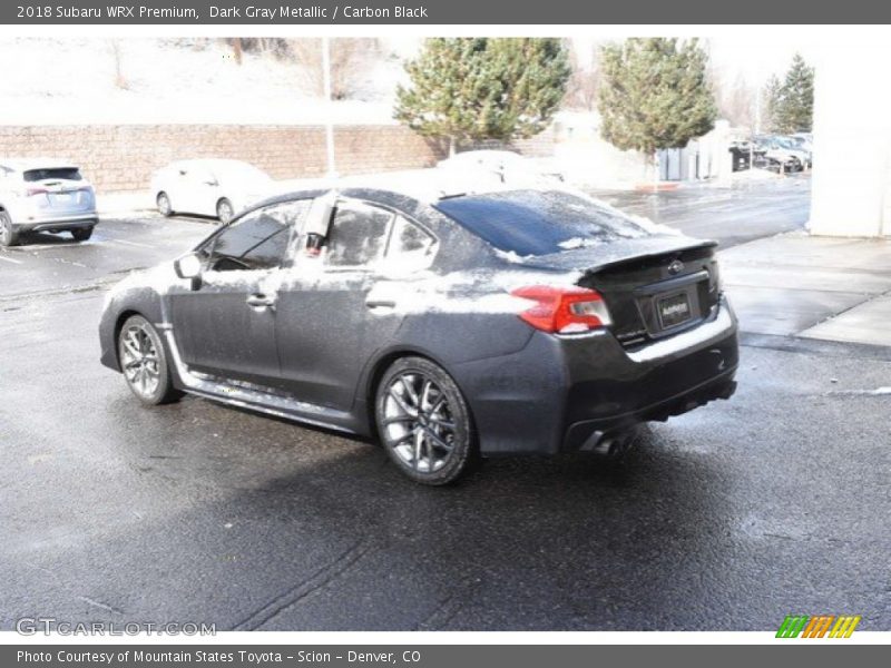 Dark Gray Metallic / Carbon Black 2018 Subaru WRX Premium