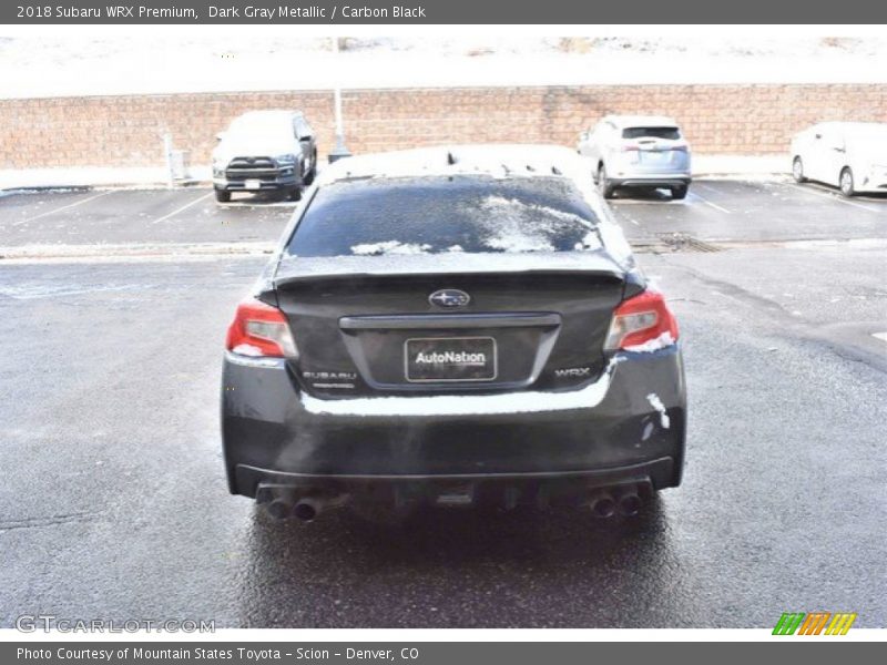 Dark Gray Metallic / Carbon Black 2018 Subaru WRX Premium