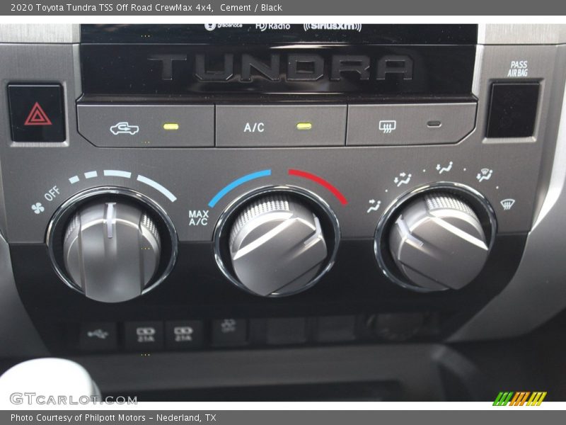 Controls of 2020 Tundra TSS Off Road CrewMax 4x4