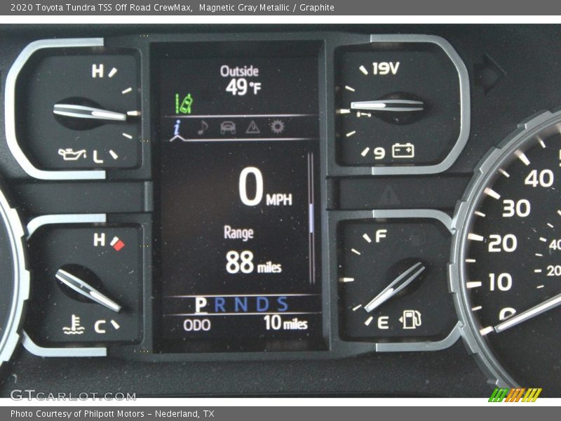  2020 Tundra TSS Off Road CrewMax TSS Off Road CrewMax Gauges