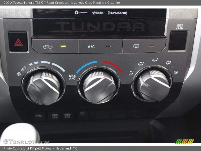 Controls of 2020 Tundra TSS Off Road CrewMax