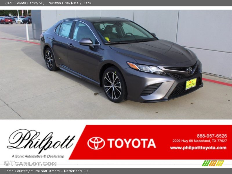 Predawn Gray Mica / Black 2020 Toyota Camry SE