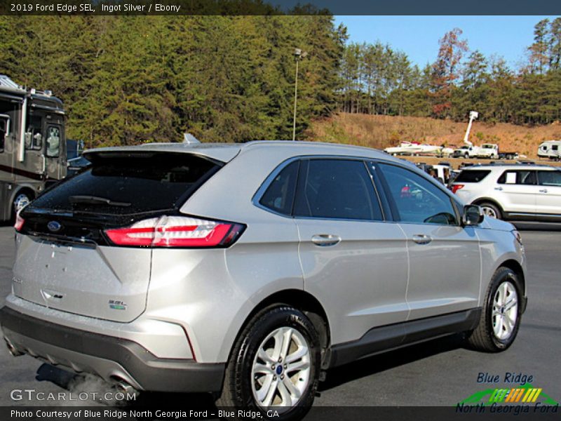 Ingot Silver / Ebony 2019 Ford Edge SEL