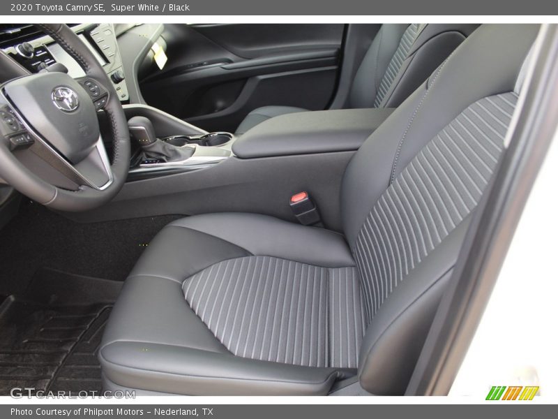 Front Seat of 2020 Camry SE