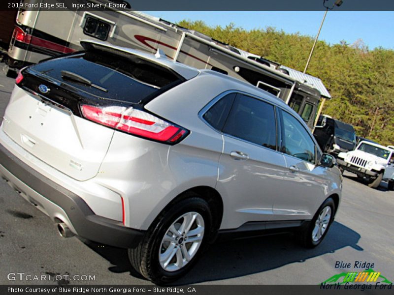 Ingot Silver / Ebony 2019 Ford Edge SEL